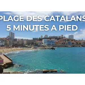 Appartement Vue Mer - Proches Plages - Wifi - Deux, Marseille